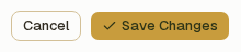 The Cancel and Save Changes buttons at the bottom right of the edit form
